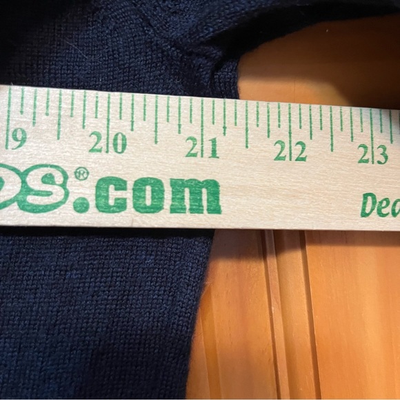 Untuckit Blue Fine Marino Wool Sweater Size Large - Picture 6 of 9